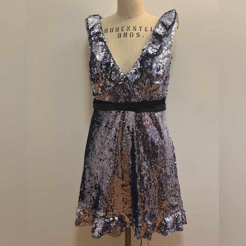 Free People Sequin Mini Dress - 6
